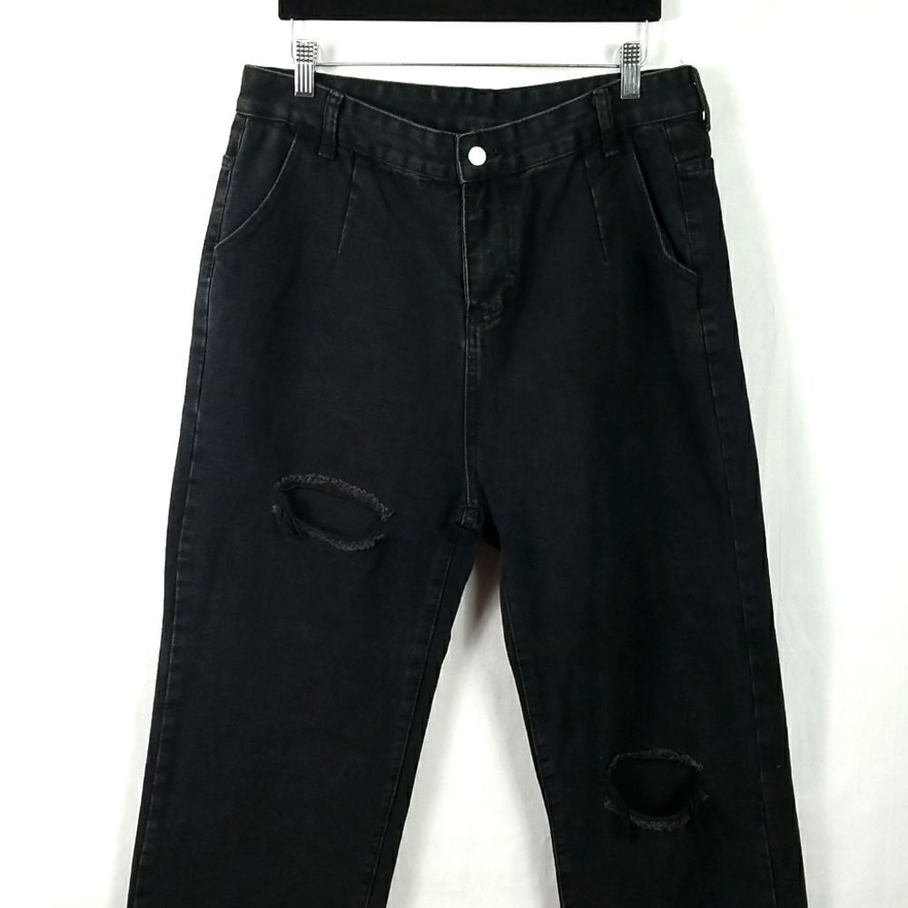 🖤5/$20🖤 SHEIN.. black wideleg, cropped jeans..
